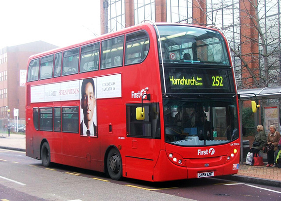 Route 252, First London, DN33574, SN58ENT, Romford