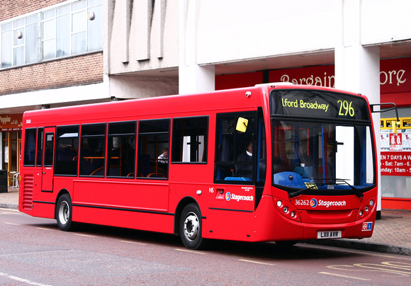 Route 296, Stagecoach London 36262, LX11AVR, Romford