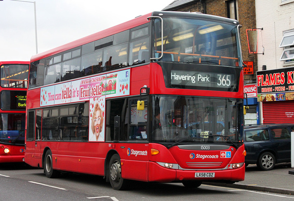 Route 365, Stagecoach London 15003, LX58CDZ, Romford