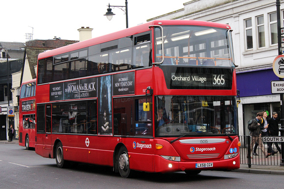 Route 365, Stagecoach London 15035, LX58CGV, Romford