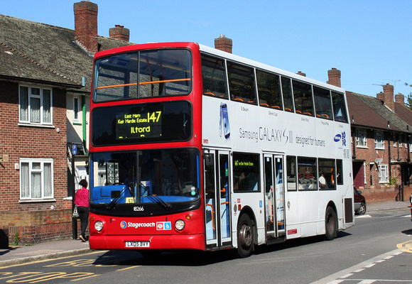 Route 147, Stagecoach London 18266, LX05BVY, Custom House