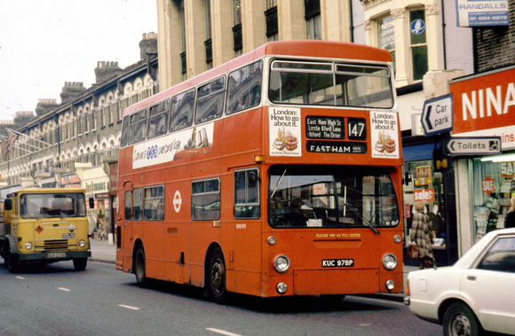 Route 147, London Transport, DMS1978, KUC978P