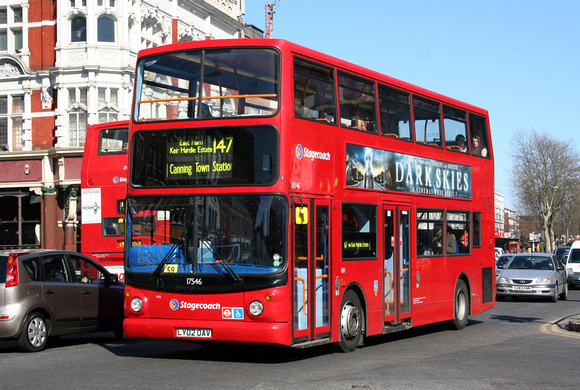 Route 147, Stagecoach London 17546, LY02OAV, Upton Park