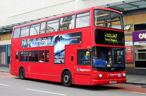 Route 147, Stagecoach London 18479, LX55ESN, Ilford