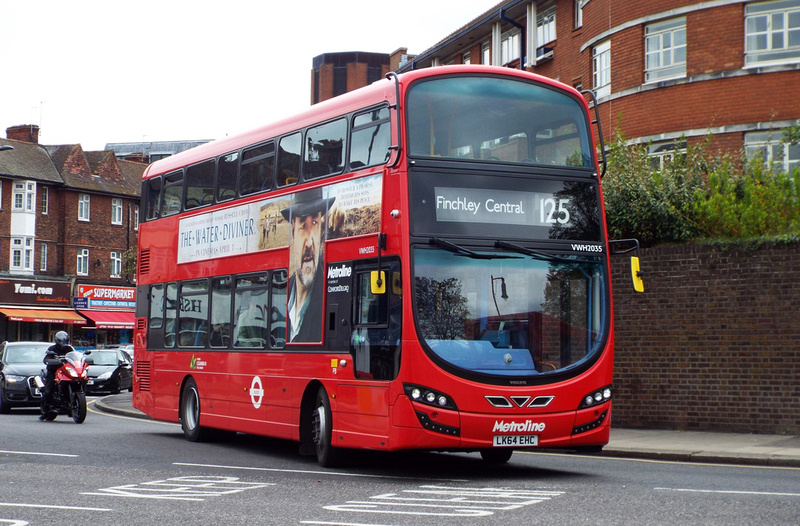 London Bus Routes | Route 125: Colindale- Winchmore Hill | Route 125 ...