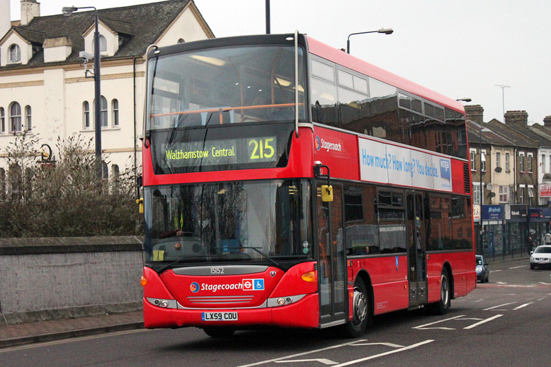 London Bus Routes Route 215 Lee Valley Campsiteyardley Lane