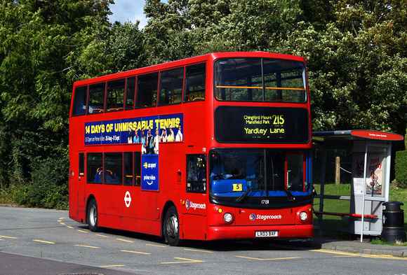 Route 215, Stagecoach London 17811, LX03BXF, Yardley Estate