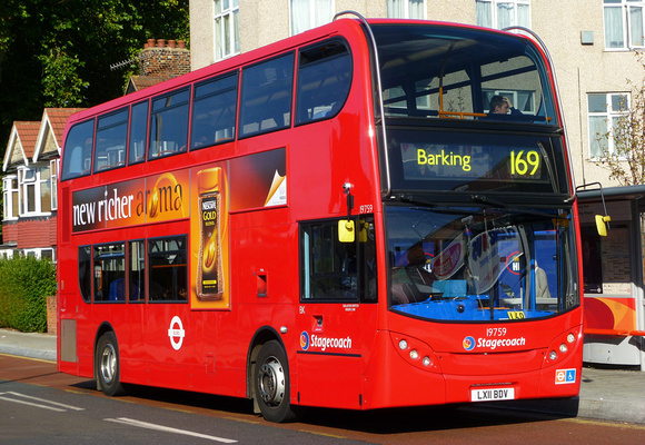 Route 169, Stagecoach London 19759, LX11BDV