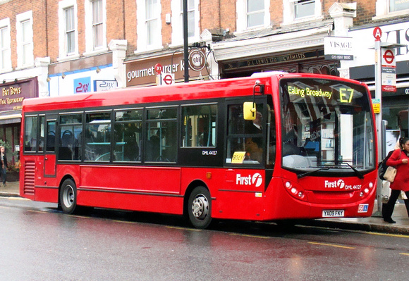 Route E7, First London, DML44127, YX09FKY, Ealing Broadway