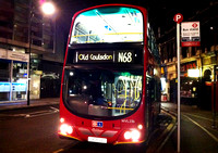Route N68, London Central, WVL236, LX06DZU, Centrepoint