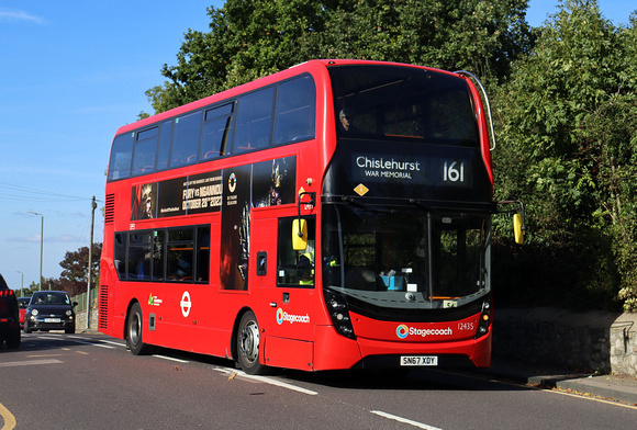 Route 161, Stagecoach London 12435, SN67XDY, Chislehurst