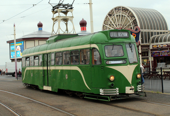 Blackpool Tram, 623, North Pier