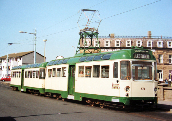 Blackpool Tram 674, Fleetwood