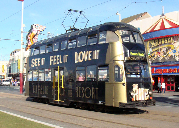 Blackpool Tram 721, Promenade