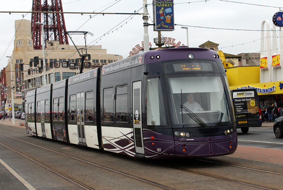Blackpool Tram, 001, Central Pier