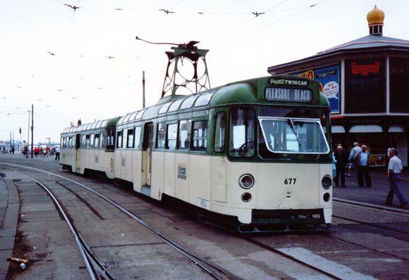 Blackpool Tram 677, Talbot Square