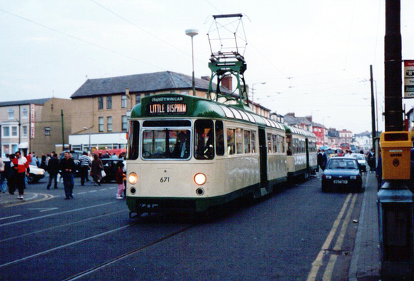 Blackpool Tram 671, Lytham Road