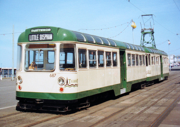 Blackpool Tram 687, Promenade