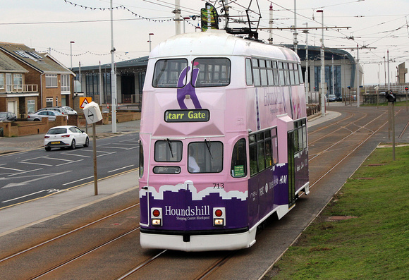 Blackpool Tram, 713, Starr Gate