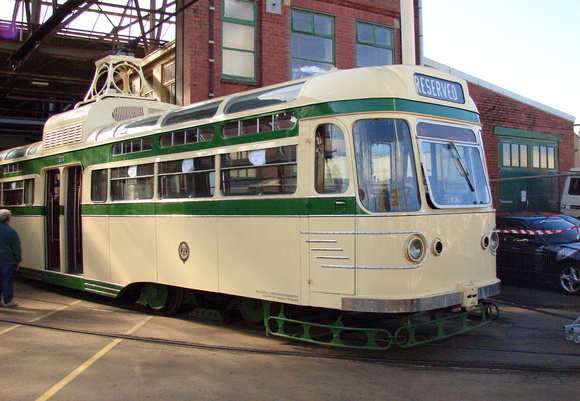 Blackpool Tram 304, Depot