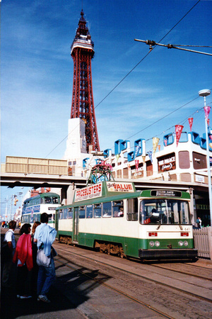 Blackpool Tram 641, Pleasure Beach