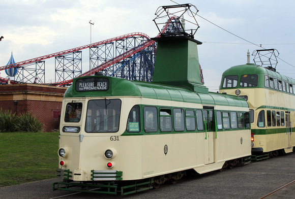 Blackpool Tram, 631, Pleasure Beach