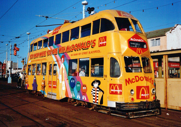 Blackpool Tram 718, Talbot Square