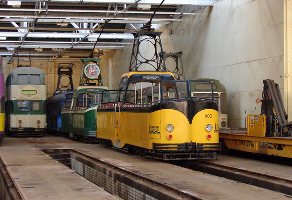 Blackpool Tram 602, Depot