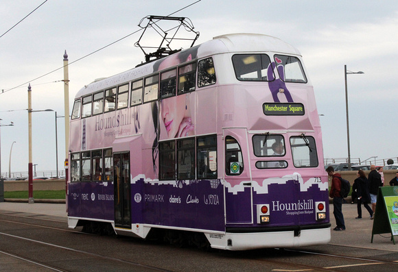 Blackpool Tram, 713, Pleasure Beach