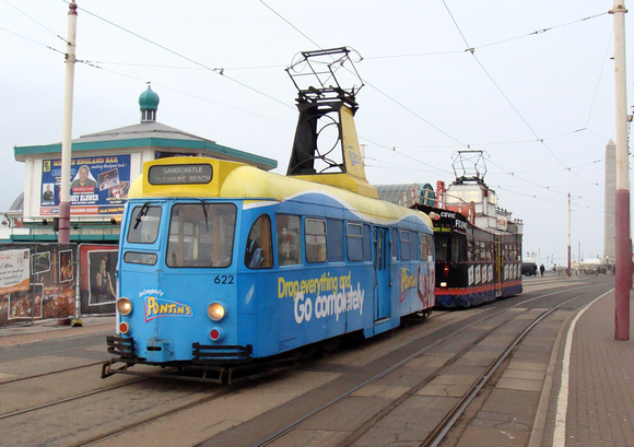 Blackpool Tram 622, North Pier