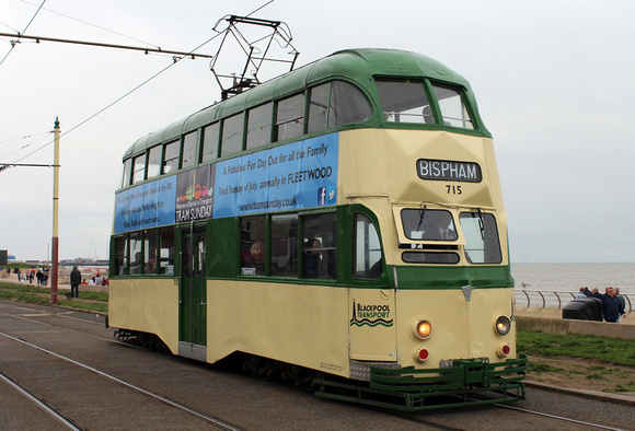 Blackpool Tram, 715, Central Pier