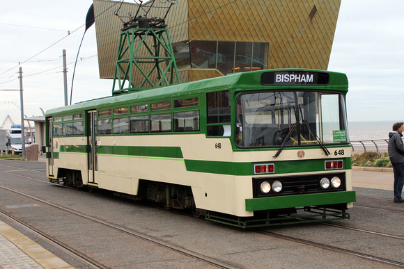 Blackpool Tram, 648, North Pier