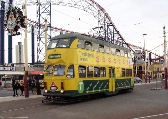 Blackpool Tram 711, Pleasure Beach