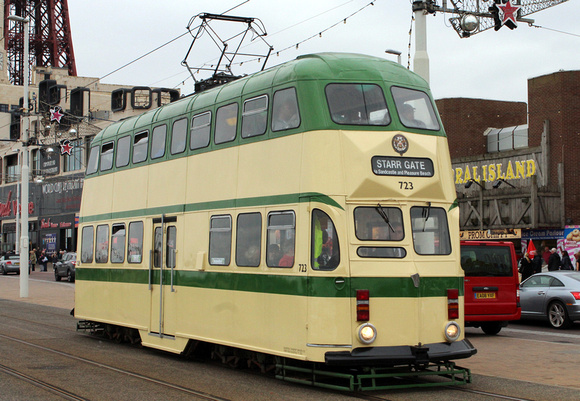 Blackpool Tram, 723, Central Pier