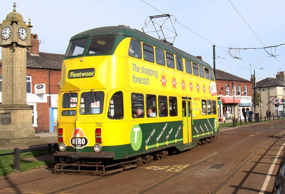 Blackpool Tram 711, Fleetwood