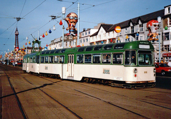 Blackpool Tram 676, Manchester Square