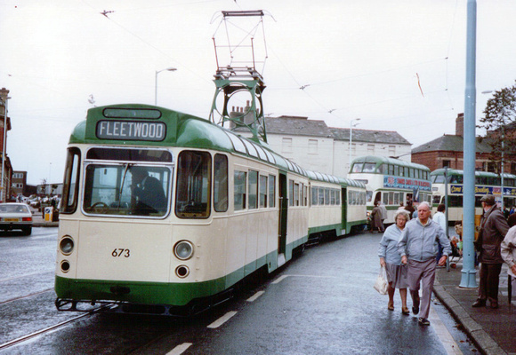 Blackpool Tram 673, Fleetwood