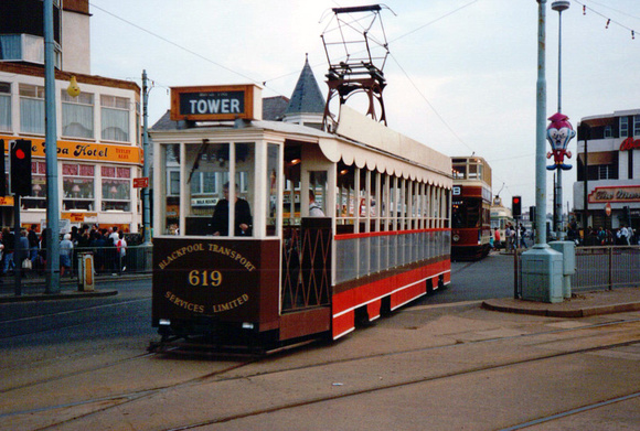 Blackpool Tram 619, Manchester Square
