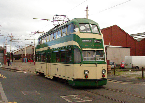 Blackpool Tram 717, Hopton Road