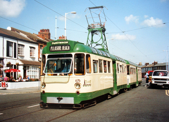 Blackpool Tram 676, Fleetwood