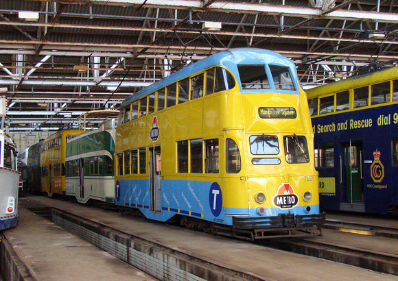 Blackpool Tram 715, Depot