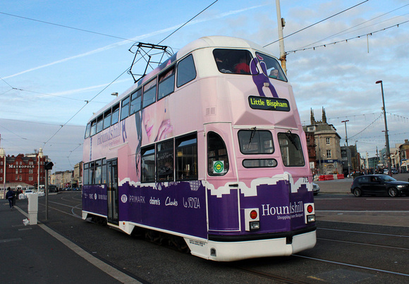 Blackpool Tram, 713, North Pier