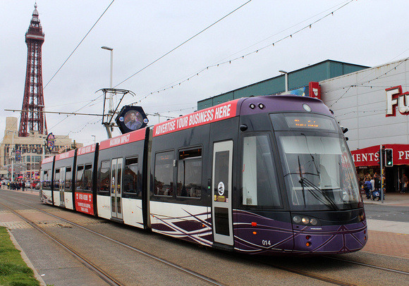 Blackpool Tram, 014, Central Pier