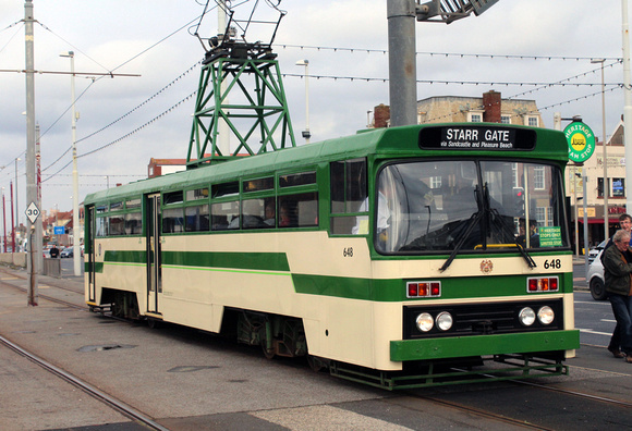 Blackpool Tram, 648, Bispham