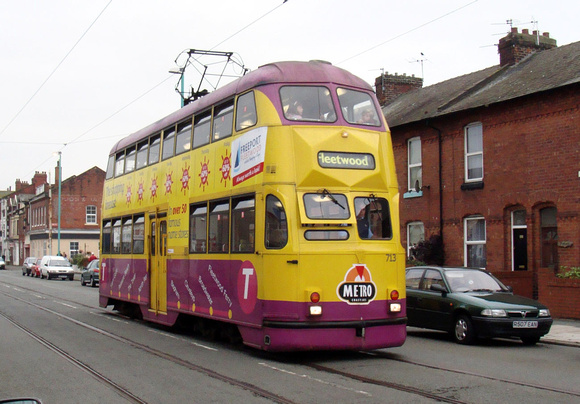 Blackpool Tram 713, Fleetwood