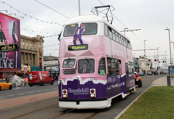 Blackpool Tram, 713, Central Pier
