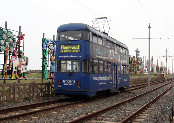 Blackpool Tram 724, Lowther Avenue