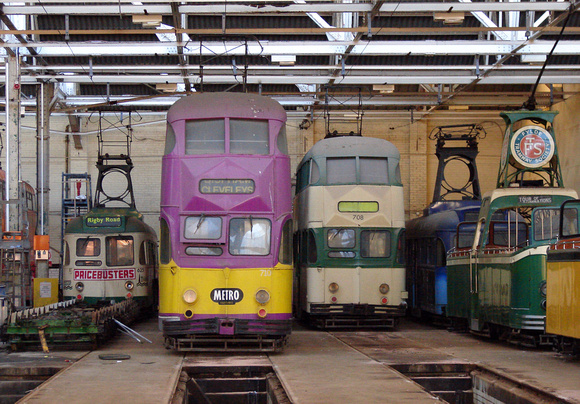 Blackpool Tram 710, Depot
