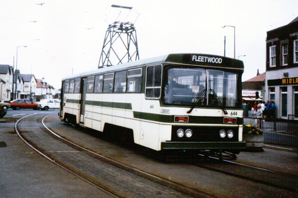 Blackpool Tram 644, Cleveleys