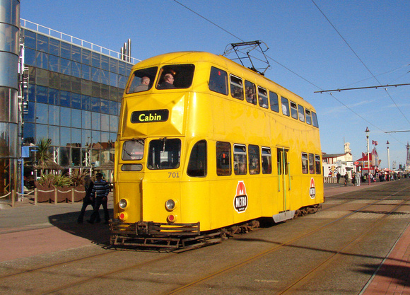 Blackpool Tram 701, Pleasure Beach